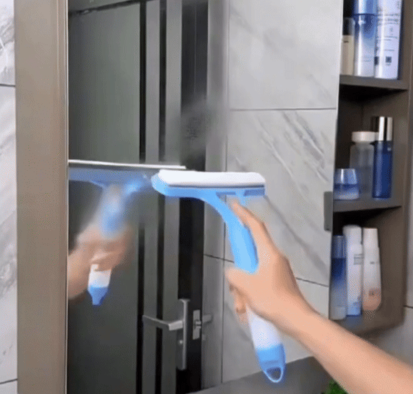 Stergator geam 3 in 1 cu pulverizator