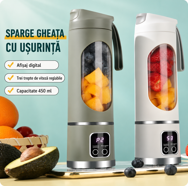 Blender Portabil Rapid pentru Smoothie