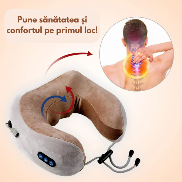 Perna Masaj Gât Căldură Portabilă