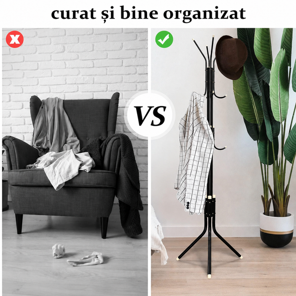 Cuier Metalic Elegant pentru Hol