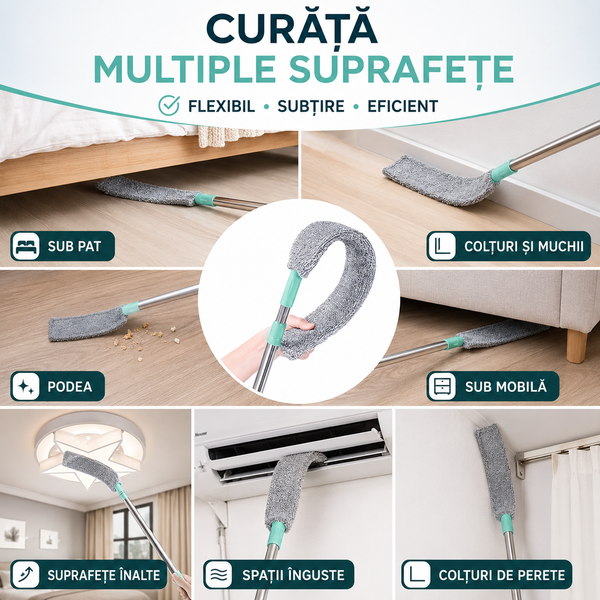 Perie anti-praf extensibilă Profi